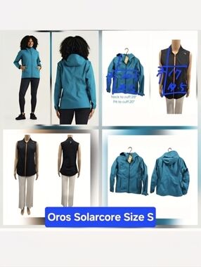 BNWTT Oros 3-1 Solarcore Gemini Jacket Size S